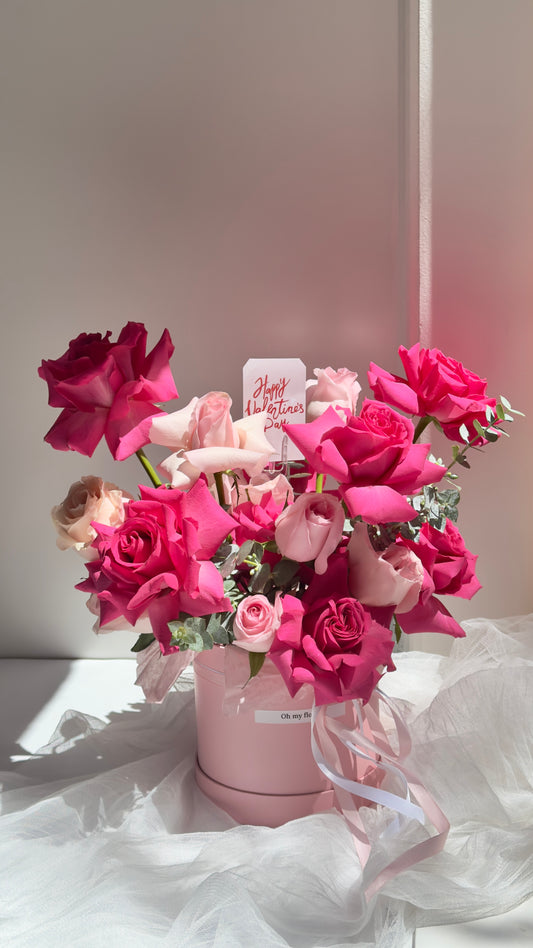 Pink Symphony Flower Box