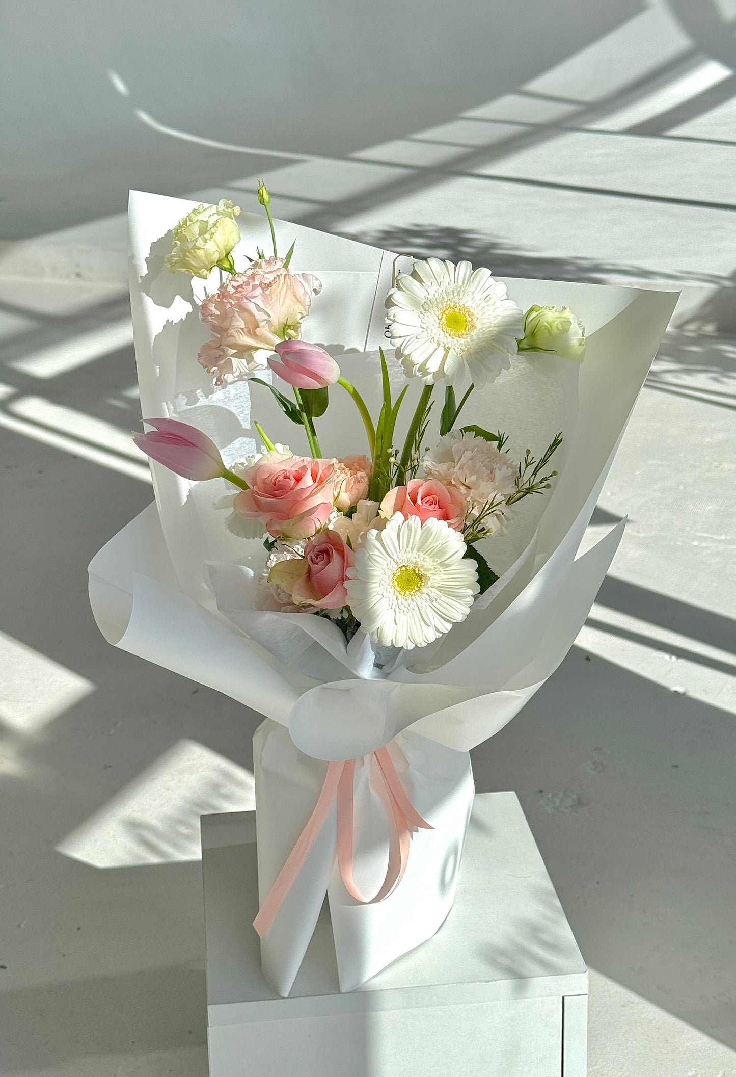 Pink White Flower Bouquet