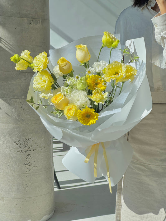 Yellow White Flower Bouquet