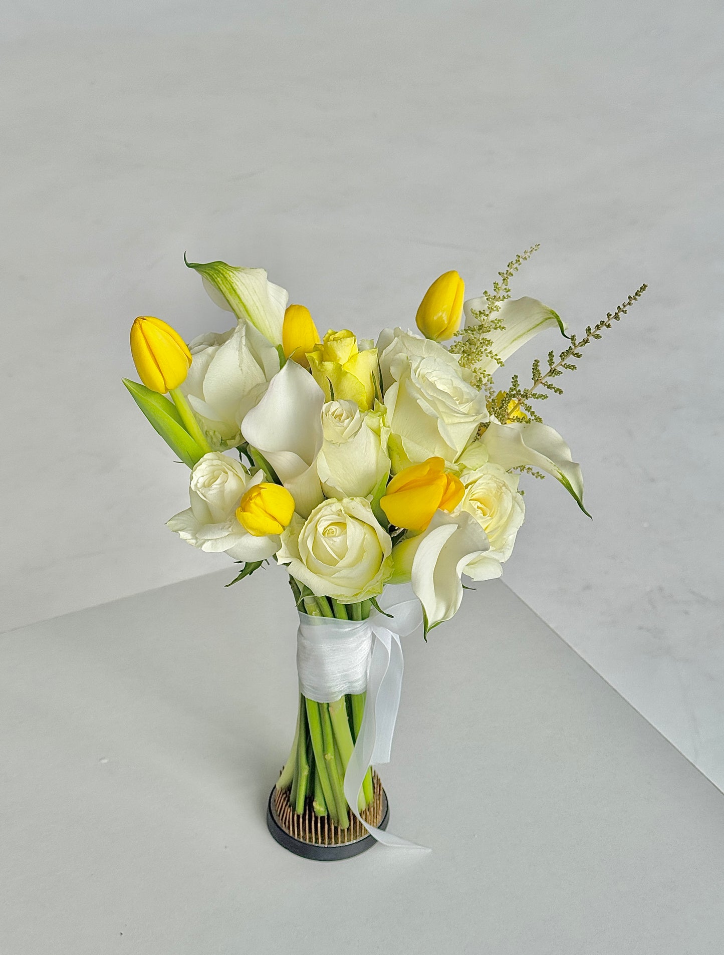 Bridal Bouquet - Yellow & White