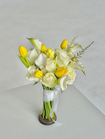 Bridal Bouquet - Yellow & White