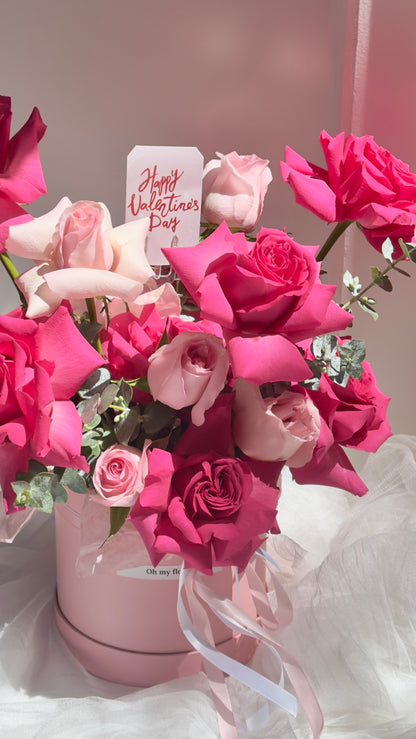 Pink Symphony Flower Box
