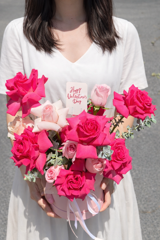 Pink Symphony Flower Box