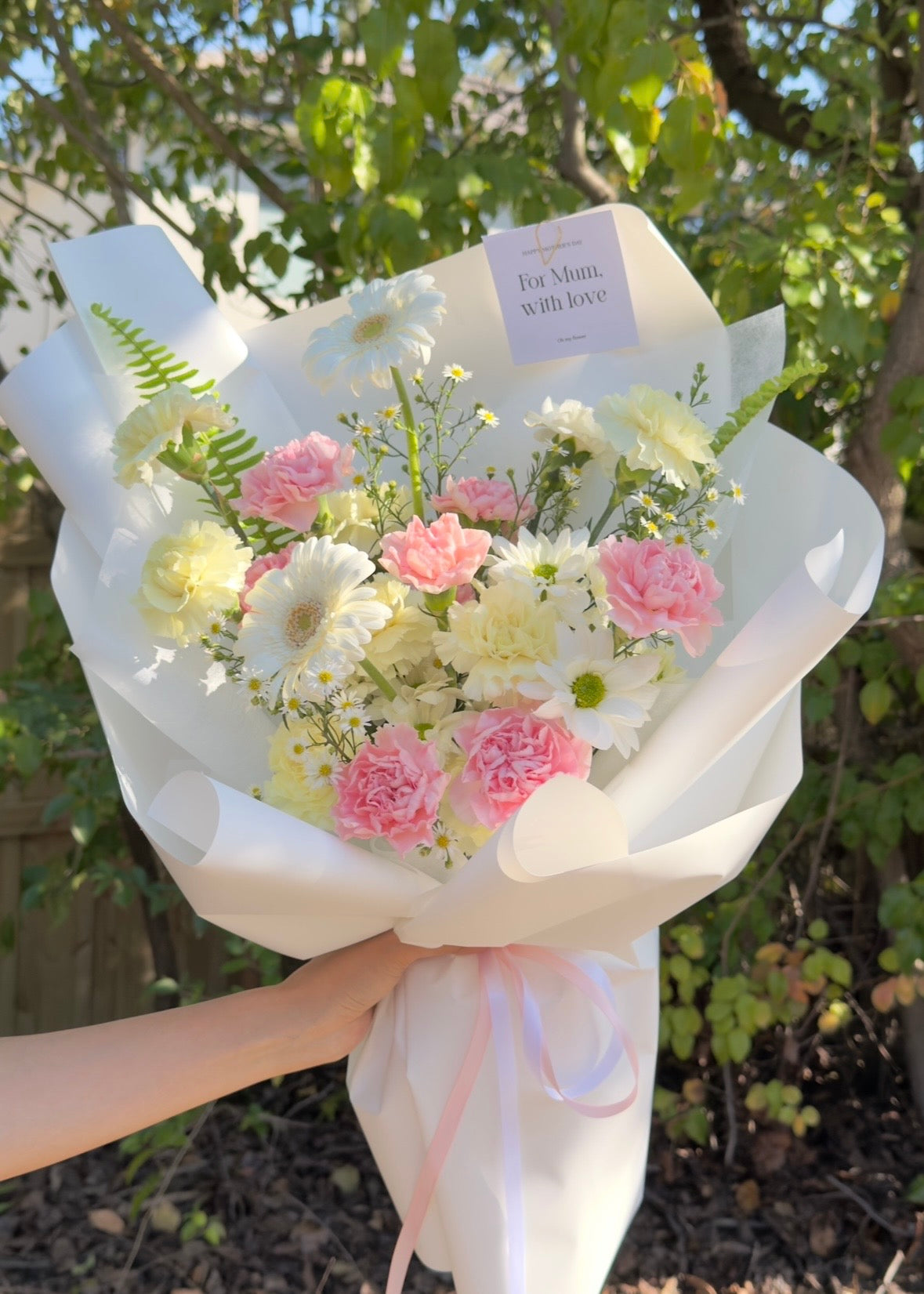 Carnation Love Bouquet (Pink Yellow)