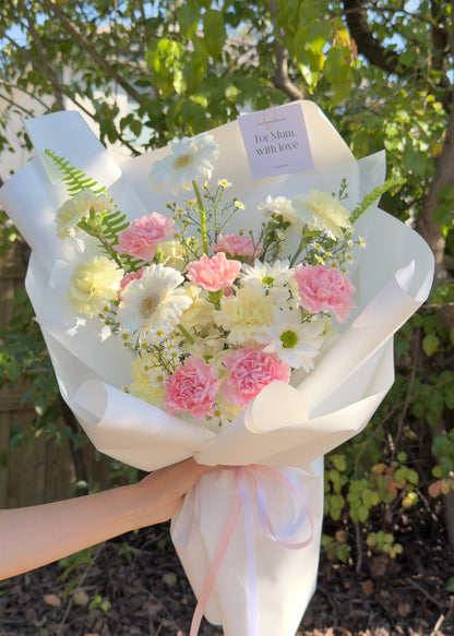 Carnation Love Bouquet (Pink Yellow)