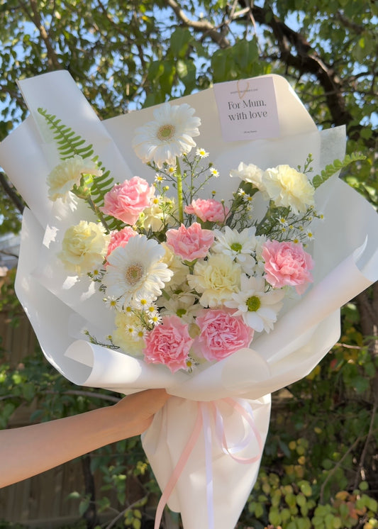 Carnation Love Bouquet (Pink Yellow)