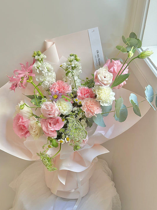 Pink White Flower Bouquet