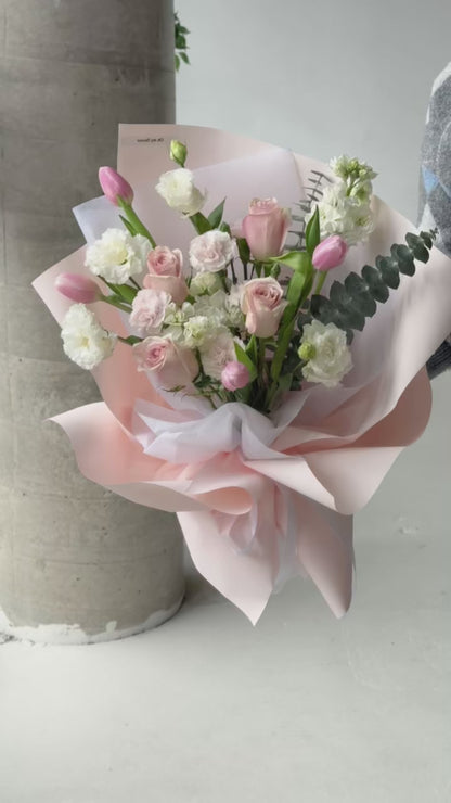 Pink White Seasonal Bouquet